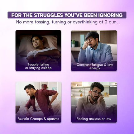 Rasayanam Chelated Magnesium Glycinate (2445 mg) - 60 Tablets