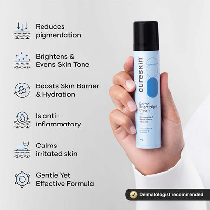 Cureskin Kojic Acid Face Cream Niacinamide & Nonapeptide, 50 g