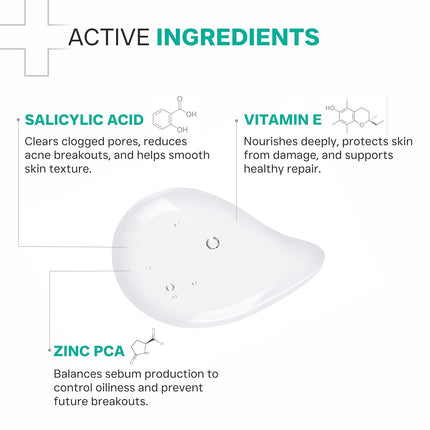 DERMATOUCH Salicylic Acid 2% Face Wash