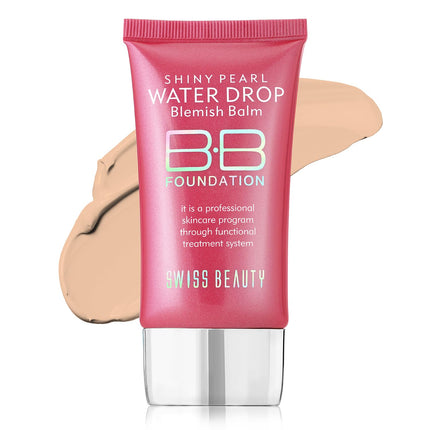 Swiss Beauty Matte Shiny Pearl Water Drop Blemis BB  Foundation-40ml