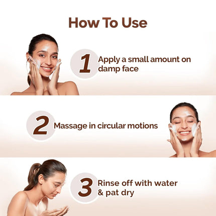 Mamaearth Rice Dewy Bright Face Wash With Rice Water & Niacinamide For Men & Women | 100 ml