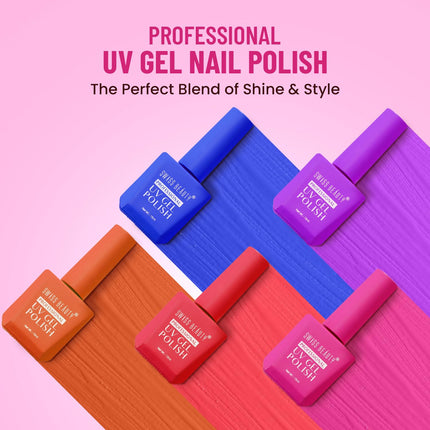 Swiss Beauty Professional Uv Gel Nail Polish, Matte Finish-15ml