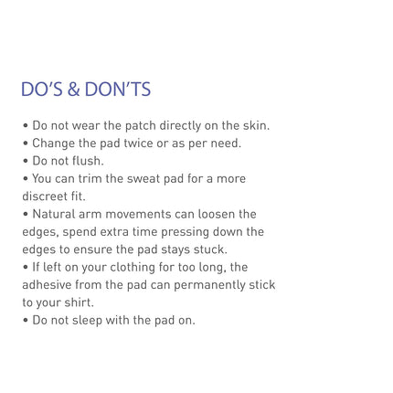 Sirona Disposable Underarm Sweat Pads for Men and Women - 80 Pads (Pack of 1)