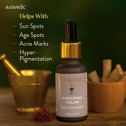 Auravedic Kumkumadi Tailam Face Oil 30 ml