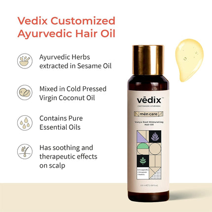Vedix Customized Ayurvedic Hair oil -100ml