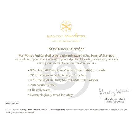 Man Matters Anti Dandruff Lotion for Men [60ml]