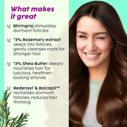 PLIX - THE PLANT FIX Rosemary Anti Hairfall Kit - Serum (30ml), Shampoo (200ml), Conditioner (175ml) & Oil (100ml)