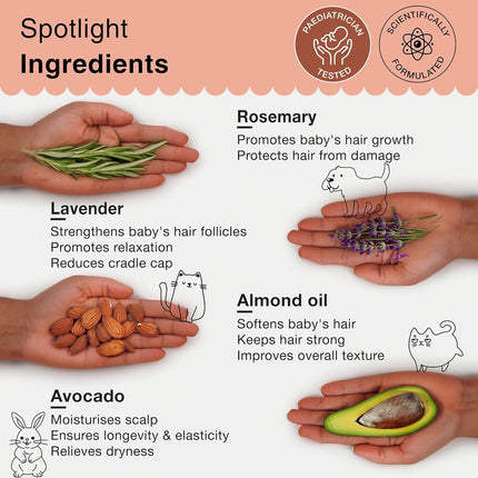 Soulflower Rosemary Baby Hair Oil-225ml