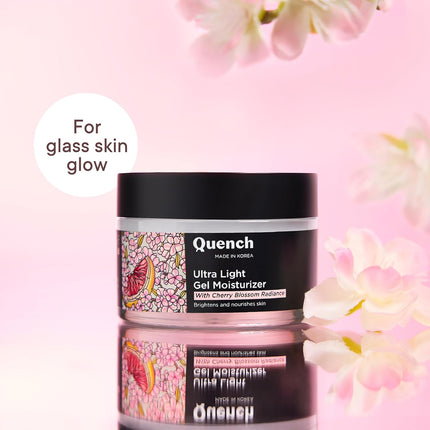 QUENCH BOTANICS Mon Ultra Light Moisturizing Gel with 2% Niacinamide, Nourishes & Adds-50ML