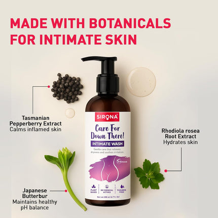 Sirona Natural Ph Balanced Intimate Wash-200 Ml