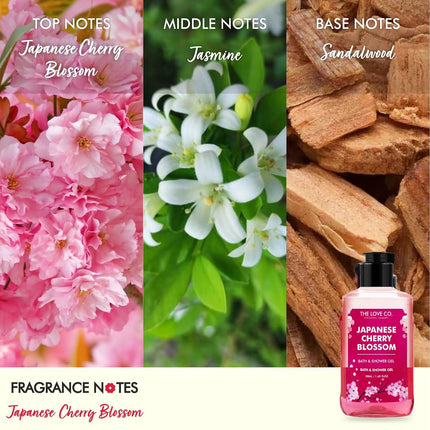 THE LOVE CO. Japanese Cherry Blossom Body Wash-50ml