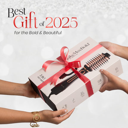 Urban yog MakeMeeBold 3-in-1 Hot Air Brush | Hair Dryer Hair Straightener Volumizer Blow Dryer Styling Tool,1200 Watt