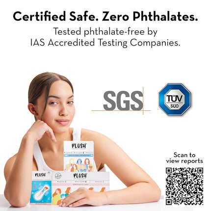 Plush Ultra-Thin Sanitary Pads 7 Cotton Sanitary Napkins- Pack of 4 | 3 Medium Flow XL + 4 Light Flow L + 2 Panty Liners