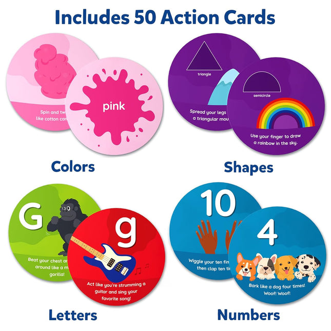Skillmatics Flash Cards for Toddlers - Jump & Learn Letters for Kids Ages 2, 3, 4, 5