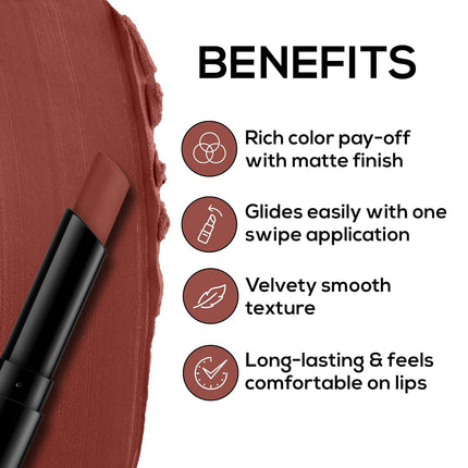 RENEE Very Matte Lipstick - Bare Mocha