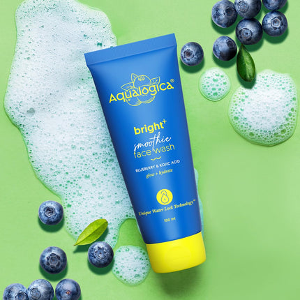 Aqualogica Bright+ Smoothie Face Wash For Men & Women | 100 ml