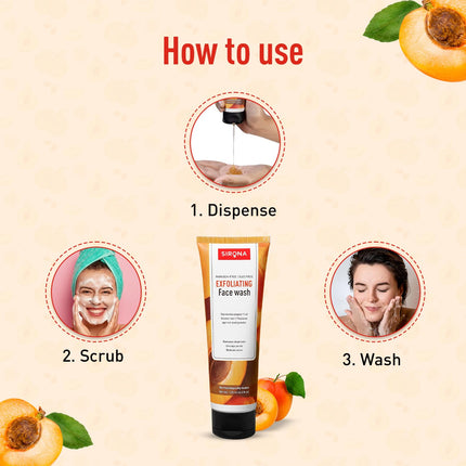 Sirona Exfoliating Face Wash for Men & Women 125 ML