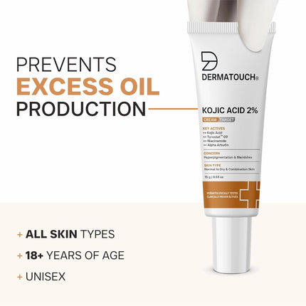 DERMATOUCH Kojic Acid 2% Cream | Pigmentation - 15G