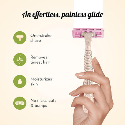 Plush Eco Disposable Body Razor 3Pcs