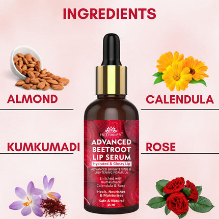 INTIMIFY Beetroot Lip Serum for Women & Men 15 ml