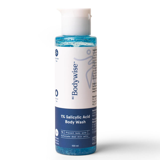 Be Bodywise 1% Salicylic Acid Exfoliating Body Wash Shower Gel 250ml