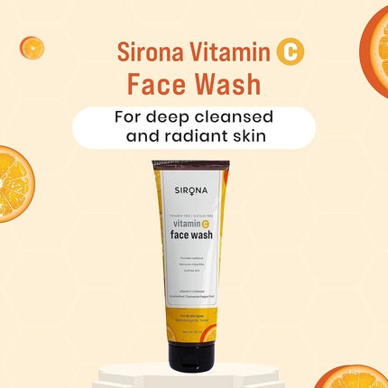 Sirona Vitamin C Face Wash for Men & Women – 125 ml
