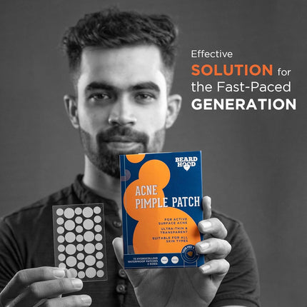 Beardhood Acne Pimple Patch | 72 Patches