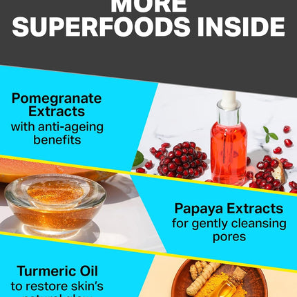 BOMBAY SHAVING COMPANY Charcoal Facewash for Men | 150g x 2