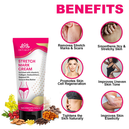 INTIMIFY Stretch Mark Removal Cream For Women-50g