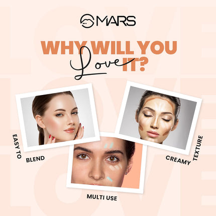 MARS Cover Rangers Creamy Matte Concealer And Corrector Palette-24GM