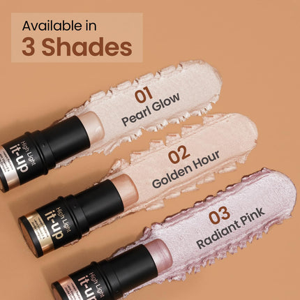 Swiss Beauty High Light It-Up Highlighter | With Vitamin E & Jojoba-8g