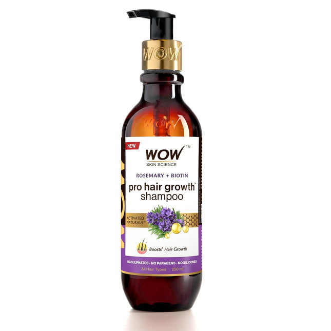 WOW Skin Science Rosemary & Biotin Hair Growth Shampoo-250ml