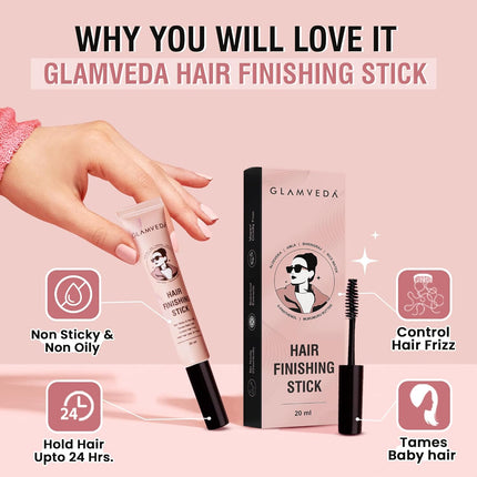 GLAMVEDA Frizz Free Hair Finishing Stick -20ml