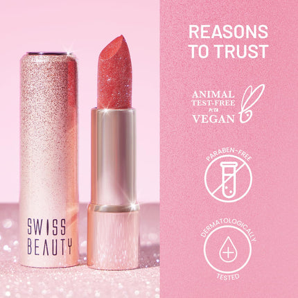 Swiss Beauty More Than Glitter Lipstick -3gm