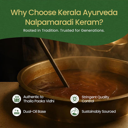 Kerala Ayurveda Nalpamaradi Keram for Face & Body | Turmeric Oil-200ml