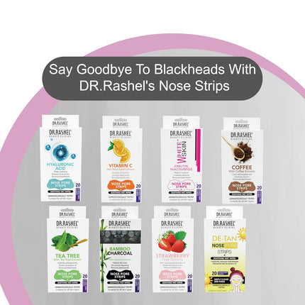 DR.RASHEL Bamboo Charcoal Nose Pore Strips -20Pcs