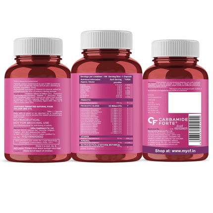 Carbamide Forte 30 Billion Probiotics Supplement  100 Veg Capsules