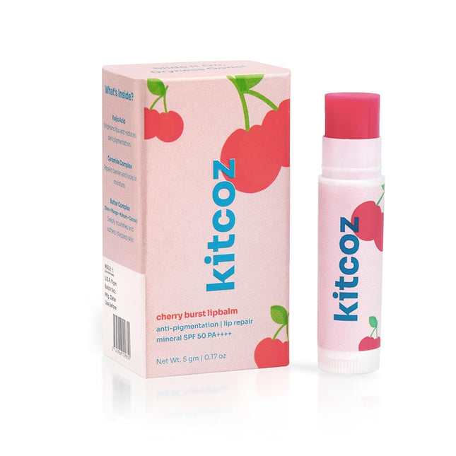 Kitcoz Tinted Ceramide Lip Balm with Kojic Acid & SPF 50 PA++++ 5g