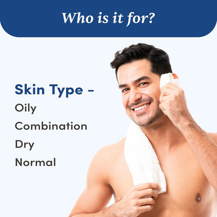 Man Matters 1% Salicylic Acid Face & Beard Wash For Men|120 ml