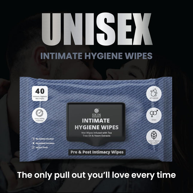 Skin Elements Intimate Hygiene Wet Wipes | Unisex40 Intimate Hygiene Wet Wipes