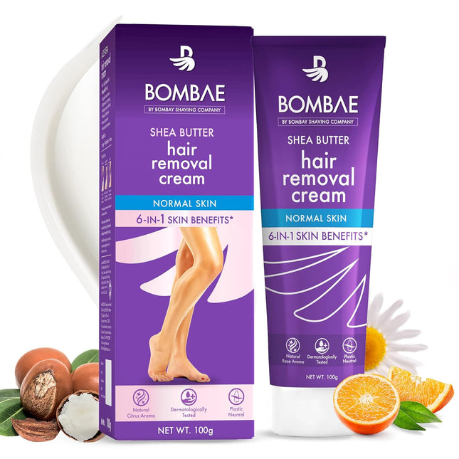 Bombae Shea Butter Hair Removal Cream Women (100gm)