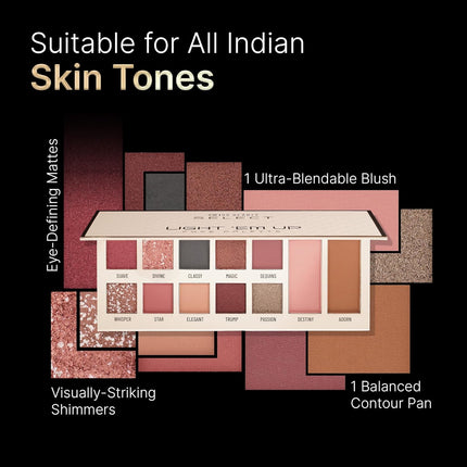 SWISS BEAUTY Select Light Em Up Face Palette, 20g