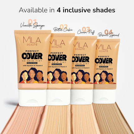 Mila Beauté Perfect Cover Cc Cream With Spf 24+ Butter Cookie-25ml,