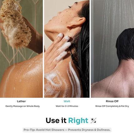 Kitcoz Detan Body Wash with 2% Glycolic Acid, 2% Kojic Acid, 2% Arbutin & 5% Niacinamide-250ml