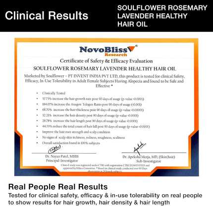 Soulflower Rosemary Hair Growth Oil-225ml