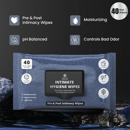 Skin Elements Intimate Hygiene Wet Wipes | Unisex40 Intimate Hygiene Wet Wipes
