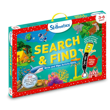 Skillmatics Search and Find Educational Activity  Arts & Crafts, Builds Vocabulary, Gifts for Ages 3, 4, 5, 6