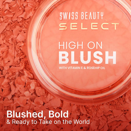 Swiss Beauty Select High on Blush with Natural Matte Finish -8g