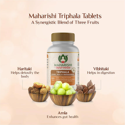 Maharishi Ayurveda Triphala Tablets 1000mg 120 Tablets