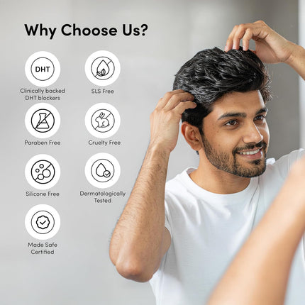 Man Matters Dht Blocking Anti Hair Fall Shampoo-300ml